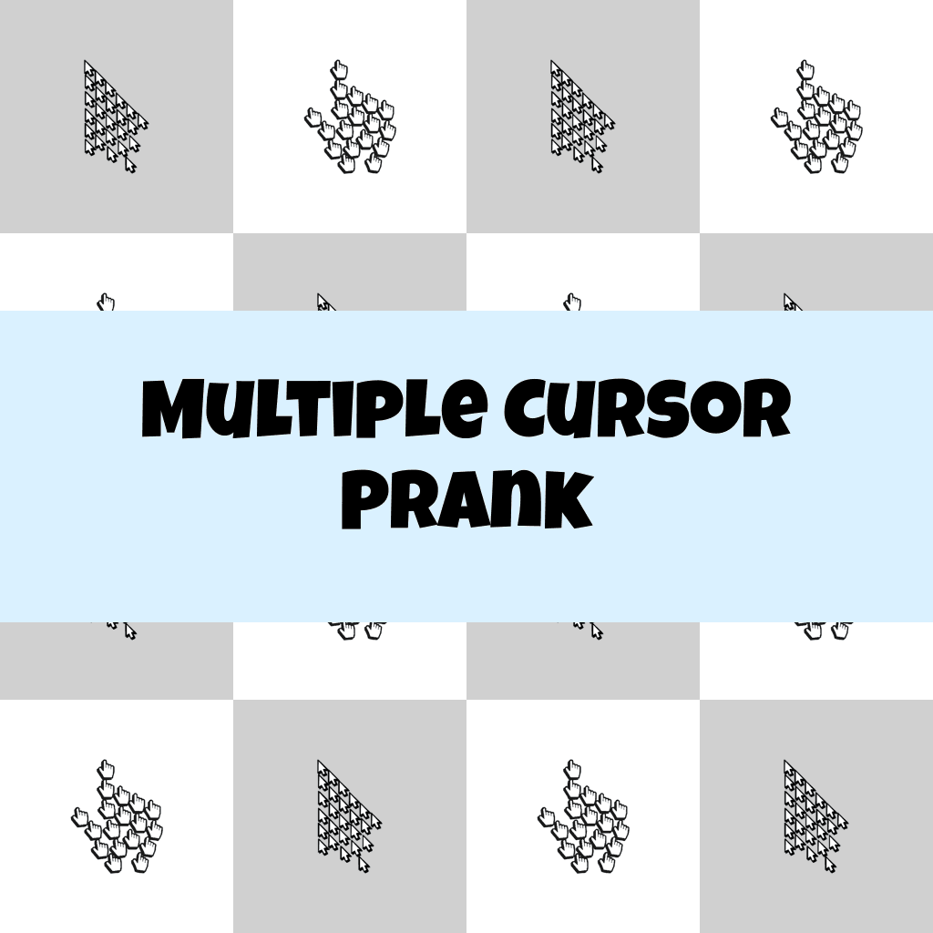Preview Multiple cursor prank custom cursor pack