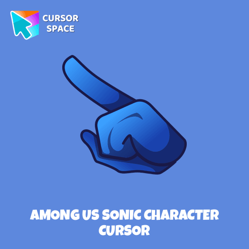 Among Us Sonic Character cursor